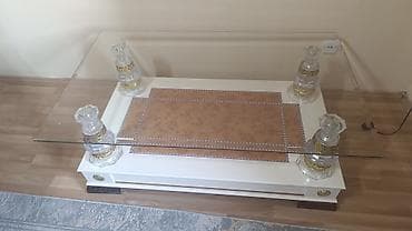 стеклянная мебель на заказ: Прямой стол, Нераскладной, Стекло — 3