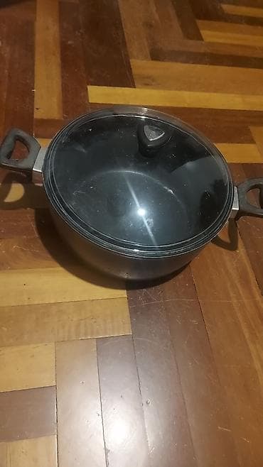 kar tanesi: Qazan, rəng - Qara, 5 l — 2