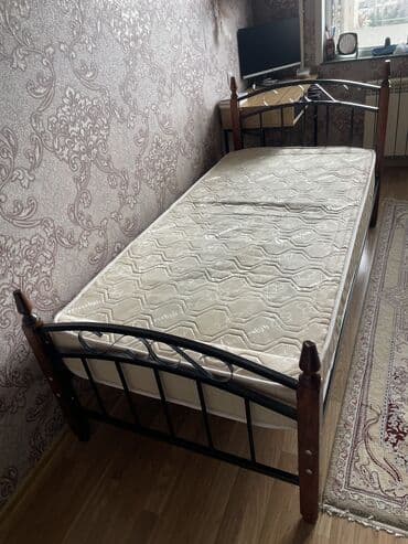 Restoran mebeli: İşlənmiş, Təknəfərlik çarpayı, Bazasız, Siyirməsiz, Azərbaycan — 2