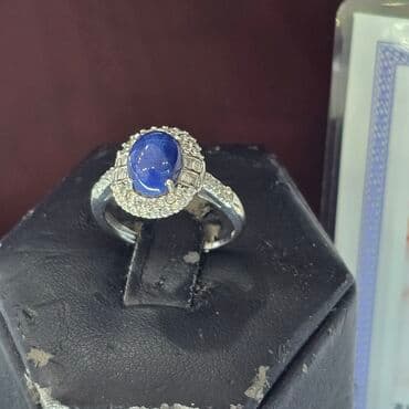 585 prob qızıl qiymeti: Üzük, Gümüş, Sapfir — 4