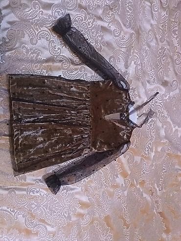 payiz donlari: Qız uşağı üçün mərasim donu - Parça: məxmər gövdə və ətək hissəsi — 2