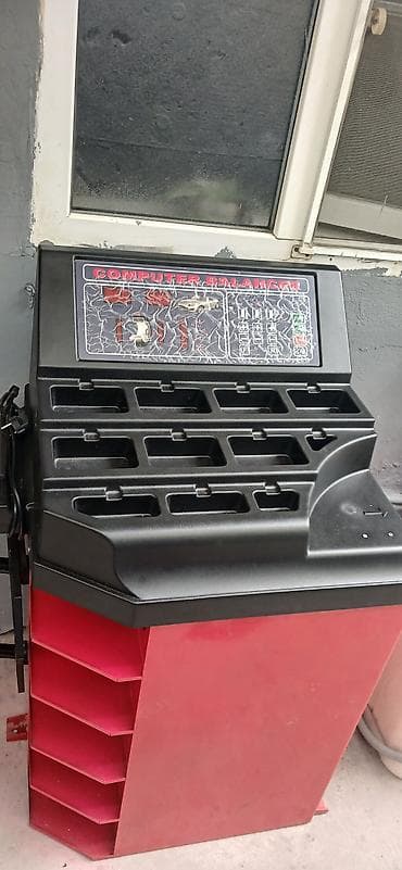 Avtoservis avadanlıqları: Məhsul: Kompüterlə idarə olunan təkər balanslaşdırma aparatı + hava — 4