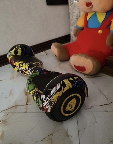 seqvay: Qraffiti dizaynlı hoverboard (self-balans skuter) - Rəng: çoxrəngli — 2