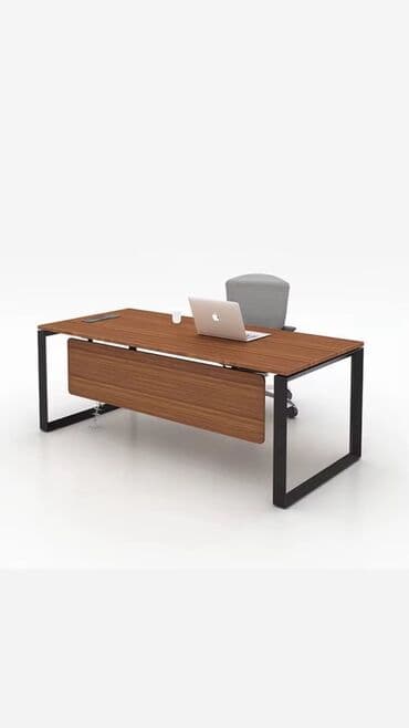 Ofis oturacaqları: Dördbucaq masa — 1