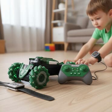 alcatel pop c5 5036d: RC krossover “stunt” oyun maşını – gesture və pultla idarəetmə - 4 — 1