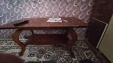 Düz masa, Açılmayan, Təkərsiz, Taxta, Zəmanətsiz