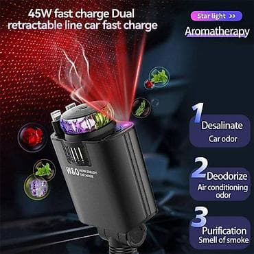 aroma diffuzor: Avtomobil üçün USB şarj cihazı və aroma diffuzoru Çatdırılma Və — 2