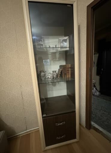 Şüşəli dolab vitrini