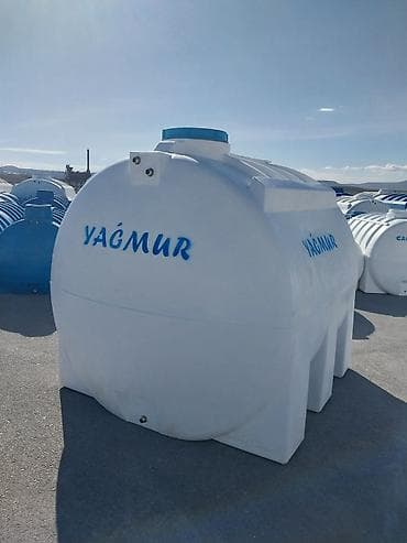 bire dermani ev ucun: Yağmur brendi 5000 Lt üfüqi polietilen su çəni - Material: Qida — 2