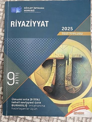 array informatika test bankı pdf: Məhsul: Riyaziyyat – 2025 Test Toplusu (9 illik) İÇİ YAZILMAYIB TEMİZ — 1