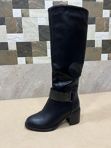 Digər ayaqqabılar: Çəkmə, Ölçü: 36.5, rəng - Qara, Yeni — 2