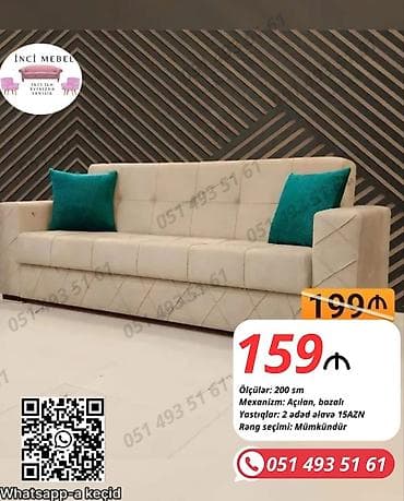 qapi alemi: Di̇van-kravat, Yeni, Açılan, Bazalı, Parça, Rayonlara çatdırılma — 1