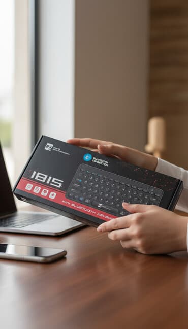 klaviatura satışı: Cihazlar üçün Blutuzlu klavyatura Yenidir satış mağazadadır Metro — 1