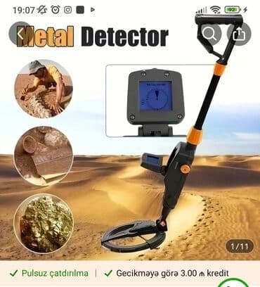 Metal Detektor – dağ, çöl və sahə axtarışları üçün çoxfunksiyalı