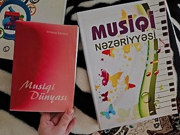 2 ədəd musiqi kitabı hazırlaşanlar üçün idealdır 2 si 100m almışam