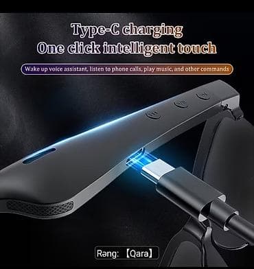 bluetooth mikrofon: Yeni Simsiz (Bluetooth) Qulaqcıqlar, rəng - Qara — 10