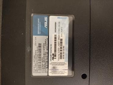 samsung notebook: ASUS G74S (G74SX) oyun noutbuku - Model: ASUS G74S/G74SX (etiketdə — 4