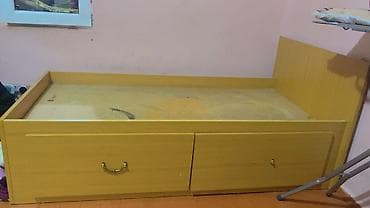 Oğlan və qız üçün, Çarpayı, Matrassız, Siyirməli