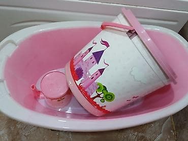 ucuz hamam: Uşaq üçün çimmə dəsti islenib.sağlamdi qiriği falan yoxdu.qiymet son — 2