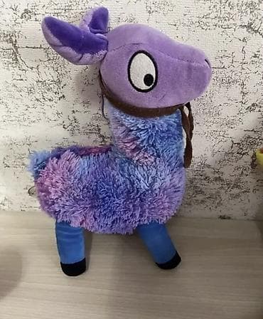 gence oyuncaq magazasi: Мягкие игрушки 
Фиолетовые антилопы Fortnite каждая 10 манат — 6