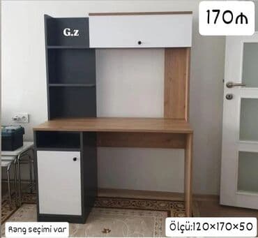 Kompyuter/Masa dəsti - Ölçü: 120×170×50 sm - Rəng seçimi var - Üst lalafo.az -da Kompyuter/Masa dəsti - Ölçü: 120×170×50 sm - Rəng seçimi var - Üst