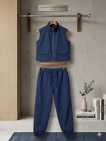 desd paltarlar: İş geyimi dəsti – “Sumqayıt Workwear Co.” (EST. 2026) Məhsul: 2 — 1