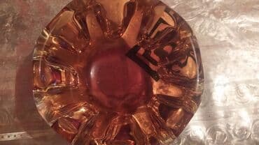 стекло: Конфетница цветное стекло тяжелое,Чехия* купленн 1970годов в — 5