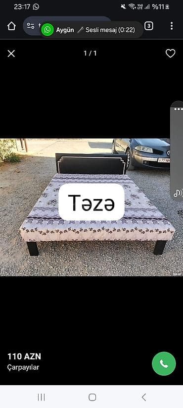 süd ceni: Yeni, Təknəfərlik çarpayı, Azərbaycan — 5