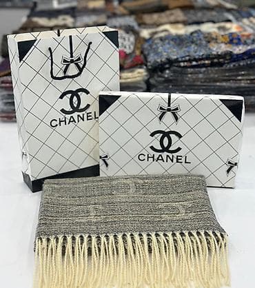 Другая женская одежда: Şarf qutuda - Rənglər: bej-qəhvəyi, tünd boz, açıq boz və çoxrəngli — 2