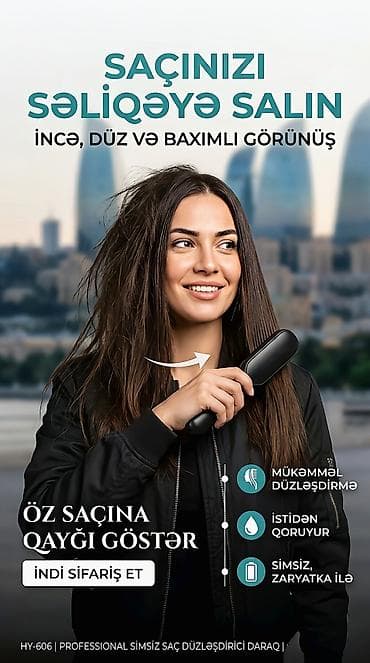 philips lumea az: Yeni nəsil simsiz saç və saqqal düzləşdirici daraq – zaryadka ilə — 3