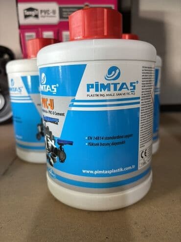 tikinti material: Pimtaş PVC-U yapışdırıcısı, PVC-U borularının birləşdirilməsi üçün — 2