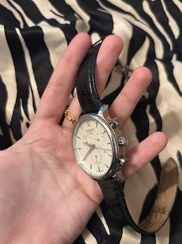 saat romanson: İşlənmiş, Qol saatı, Tissot, rəng - Qara — 5