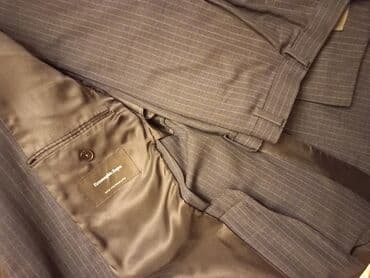 kişi ucun klassik qara kostyum: Kostyum, Demisezon, Brioni, L, rəng - Boz — 7