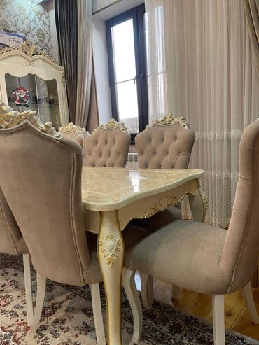 Taburetlər: Qonaq otağı üçün, İşlənmiş, 8 stul — 7