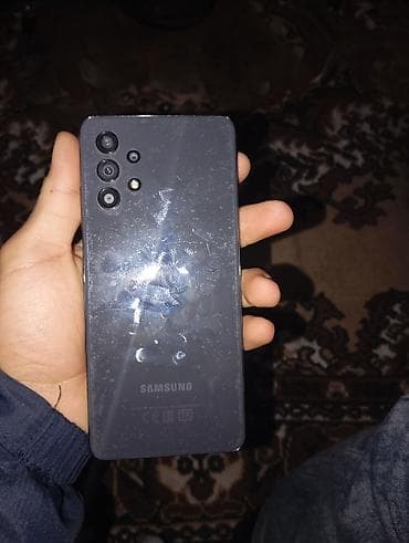 Samsung Galaxy A32, 128 GB, rəng - Qara, Sensor, Barmaq izi, Face ID