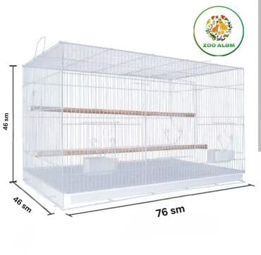 большая клетка для попугая: Tutuquşu qəfəsi.Böyük Qəfəs valyer. Qəfəsin ölçüsü 76sm eni, 46sm — 5