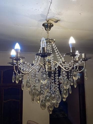 şamdam: Çılçıraq, 10 və daha çox lampa, Metal — 2