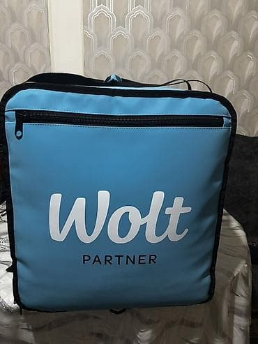 Оборудование для ресторанов, кафе: Wolt Partner termal çatdırılma çantası - Rəng: mavi, “Wolt Partner” — 1