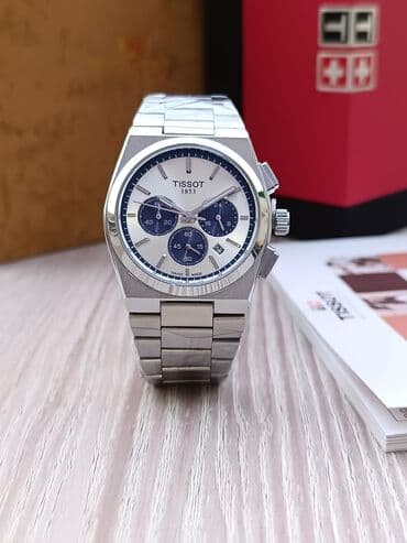 stok: Yeni, Qol saatı, Tissot, rəng - Mavi — 6