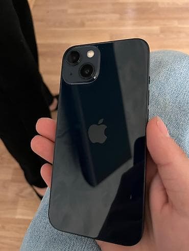 IPhone 13, 128 GB, Midnight, Zəmanət, Simsiz şarj, Face ID