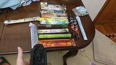 Бытовая химия: Aromatik buxur çubuqları dəsti + buxurdanlıq Məhsul: Ev və iş — 3