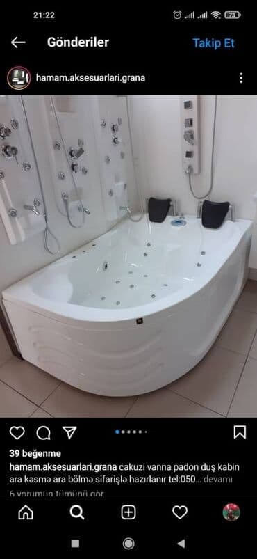 Duş başlıqları: Yeni Cakuzi vanna Motorlu, Plastik, Ödənişli çatdırılma — 27