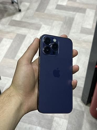 IPhone 14 Pro Max, 256 GB, Deep Purple, Face ID, Simsiz şarj