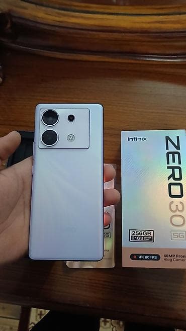 Infinix Zero 5G, 256 GB, rəng - Bənövşəyi, Zəmanət — 2