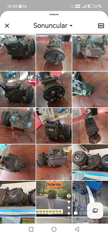 teker kompressoru: Məhsul: Avtomobil kondisioner kompressoru (DENSO) Təsvir: - Brend — 1