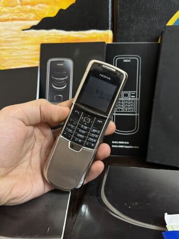 Nokia 8 Sirocco, < 2 GB Memory Capacity, rəng - Gümüşü, Düyməli