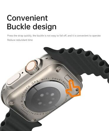 watch 8 ultra qiymeti: Smart watch hk8promax smart saat mult-functional smart watch ⌚ apple — 9