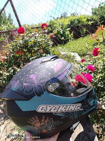 elektrikli moto: Motosiklet dəbilqəsi – M ölçü. Az istifadə olunub yaxşı vəziyyətdədir — 3