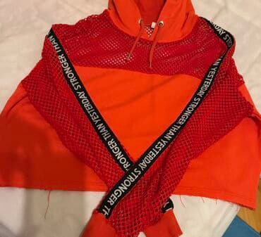 karl lagerfeld duks: Svitşot, New Yorker, M, rəng - Qırmızı — 1