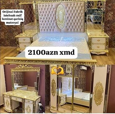 akril metbex mebelleri: Yataq otağı dəsti — 1